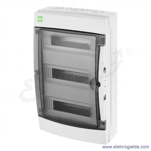 Rozdzielnica modułowa 1607-01, Galant plus, RN 3x12 PE+N, IP65 Rozdzielnica modułowa 1607-01, Galant plus, RN 3x12 PE+N, IP65