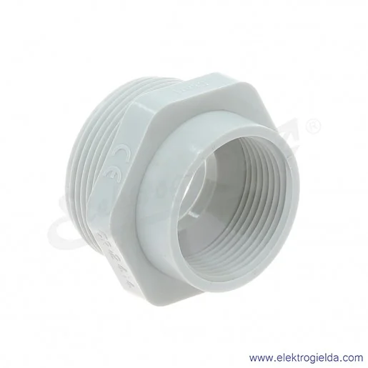 Redukcja E03DK-02120300801, DR 32M/16M, z tworzywa, M32x1.5/M16x1.5, pod klucz 36 Redukcja E03DK-02120300801, DR 32M/16M, z tworzywa, M32x1.5/M16x1.5, pod klucz 36