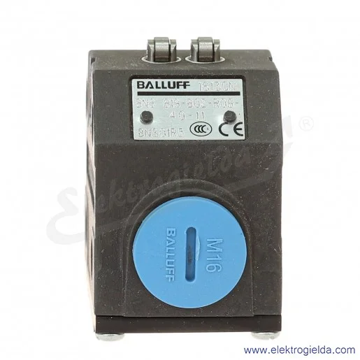 Wyłącznik krańcowy zderzakowy BNS 819-B02-R08-40-11, 1NO1NC, 4x trzpień, 250VAC, 5A, IP67 Wyłącznik krańcowy zderzakowy BNS 819-B02-R08-40-11, 1NO1NC, 4x trzpień, 250VAC, 5A, IP67