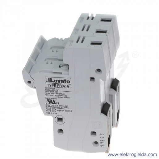 Podstawa bezpiecznikowa FB02A3P 14X51mm 3P Podstawa bezpiecznikowa FB02A3P 14X51mm 3P