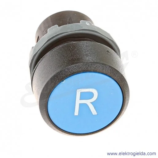 Napęd przycisku 1SFA616160R1014, KPR1-101L, niebieski, reset, "R", IP66 Napęd przycisku 1SFA616160R1014, KPR1-101L, niebieski, reset, "R", IP66