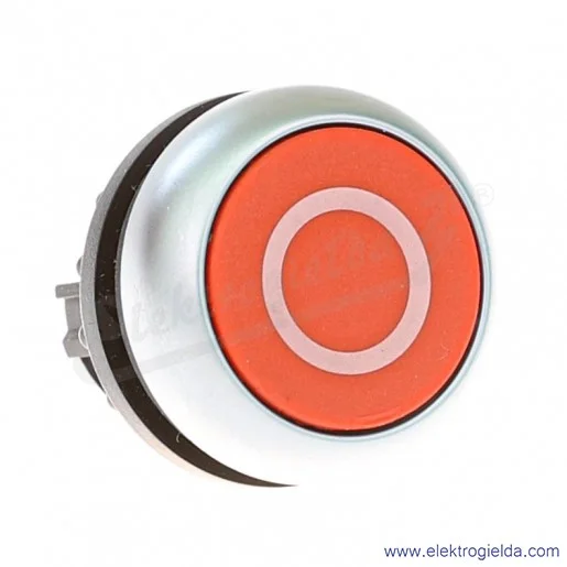 Napęd przycisku 216628, M22-DR-R-X0, czerwony, symbol "O", stabilny, IP67 Napęd przycisku 216628, M22-DR-R-X0, czerwony, symbol "O", stabilny, IP67