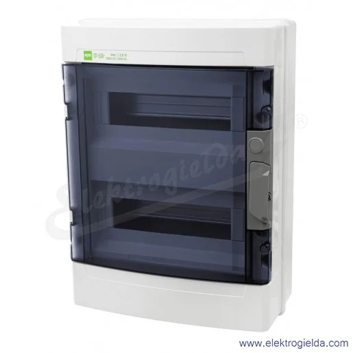 Rozdzielnica hermetyczna 1956-01, EP-LUX RN 2x12 PE+N, 405x304x146mm, IP65 Rozdzielnica hermetyczna 1956-01, EP-LUX RN 2x12 PE+N, 405x304x146mm, IP65