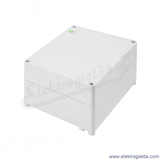 Puszka natynkowa 2717-00, 220x170x107, szara RAL7035, IP65, wewnętrzne wymiary 214X164X91mm Puszka natynkowa 2717-00, 220x170x107, szara RAL7035, IP65, wewnętrzne wymiary 214X164X91mm