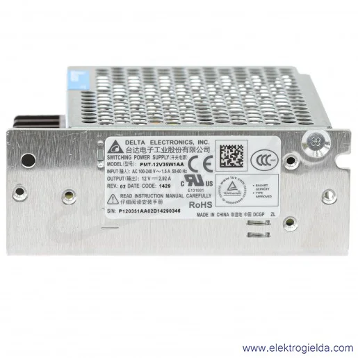 Zasilacz modułowy PMT-12V35W1AA, 12V 2.9A, 35W, zasilanie 90..264VAC Zasilacz modułowy PMT-12V35W1AA, 12V 2.9A, 35W, zasilanie 90..264VAC
