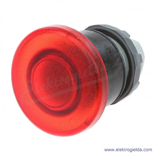 Napęd przycisku dłoniowy 1sfa611124r1101, MPM111R, czerwony podświetlany, monostabilny, 22mm