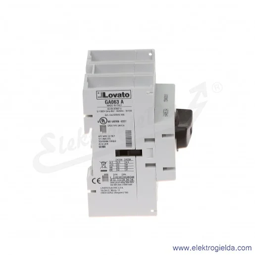 Rozłącznik GA063A 0-1 3P 63A montaż na szynę TH35 Rozłącznik GA063A 0-1 3P 63A montaż na szynę TH35