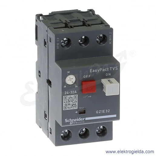Wyłącznik silnikowy Termomagnetyczny GZ1E32 24-32A napęd przyciskowy Wyłącznik silnikowy Termomagnetyczny GZ1E32 24-32A napęd przyciskowy