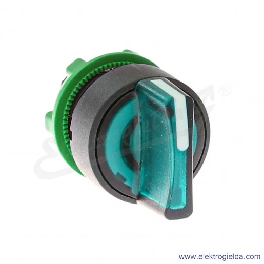 Napęd przełącznika ZB5AK1333 1-0-2 zielony podświetlany, piórkowy krótki Napęd przełącznika ZB5AK1333 1-0-2 zielony podświetlany, piórkowy krótki
