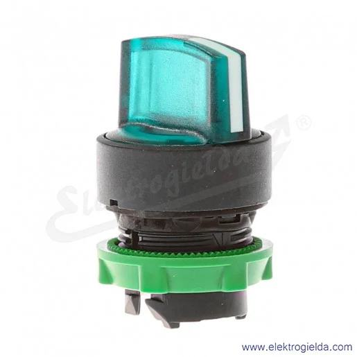 Napęd przełącznika ZB5AK1333 1-0-2 zielony podświetlany, piórkowy krótki Napęd przełącznika ZB5AK1333 1-0-2 zielony podświetlany, piórkowy krótki