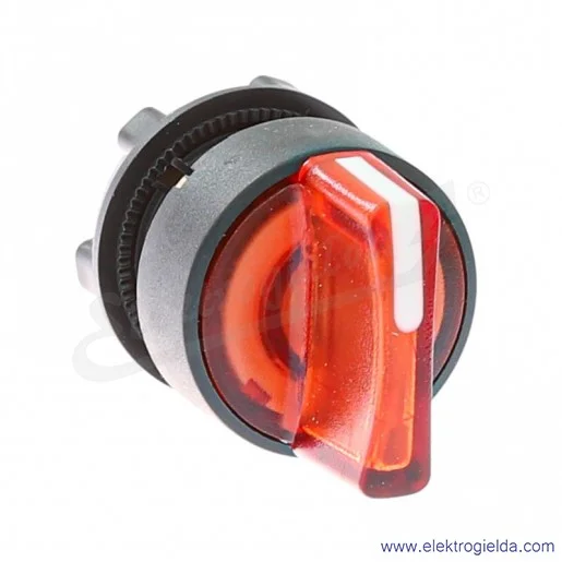 Napęd przełącznika ZB5AK1243 0-1 czerwony podświetlany, piórkowy krótki Napęd przełącznika ZB5AK1243 0-1 czerwony podświetlany, piórkowy krótki