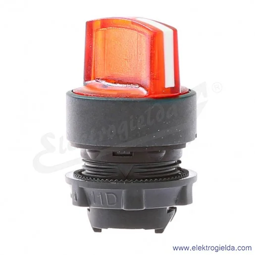 Napęd przełącznika ZB5AK1243 0-1 czerwony podświetlany, piórkowy krótki Napęd przełącznika ZB5AK1243 0-1 czerwony podświetlany, piórkowy krótki