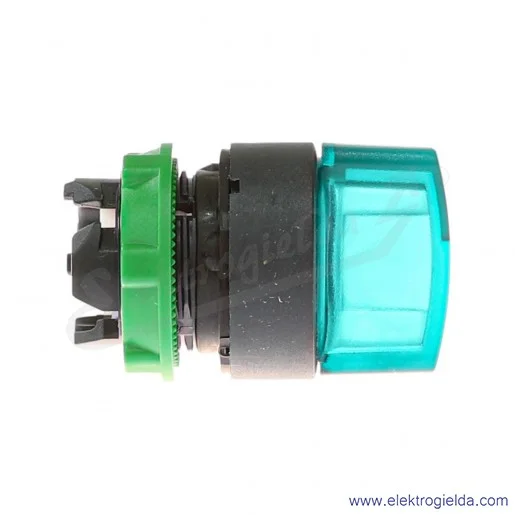 Napęd przełącznika ZB5AK1233 0-1, stabilny, zielony podświetlany, piórkowy krótki