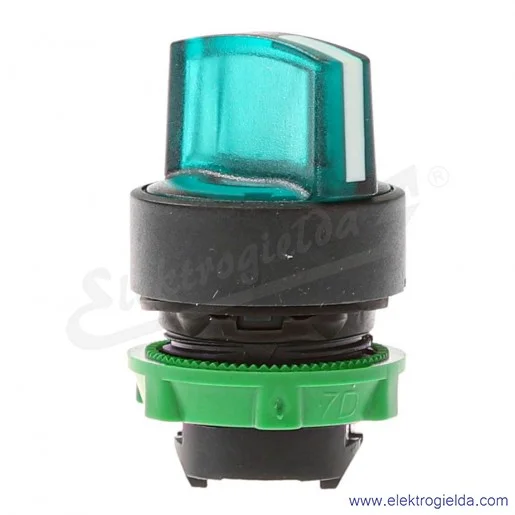 Napęd przełącznika ZB5AK1233 0-1, stabilny, zielony podświetlany, piórkowy krótki