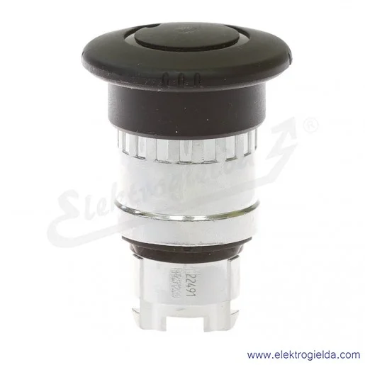 Napęd przycisku ZB4BS52 czarny grzybek, ryglowany, fi 40mm, odryglowywany przez pokręcenie Napęd przycisku ZB4BS52 czarny grzybek, ryglowany, fi 40mm, odryglowywany przez pokręcenie