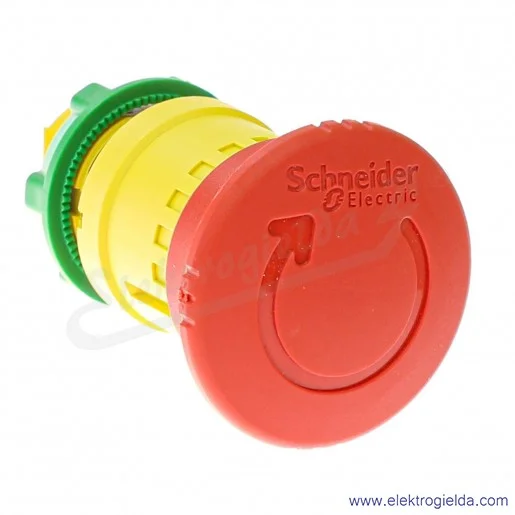 Napęd przycisku ZB5AS844 czerwony grzybek, ryglowany, fi 40mm, odryglowywany przez obrót Napęd przycisku ZB5AS844 czerwony grzybek, ryglowany, fi 40mm, odryglowywany przez obrót