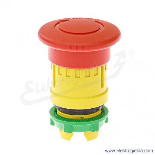 Napęd przycisku ZB5AS844 czerwony grzybek, ryglowany, fi 40mm, odryglowywany przez obrót Napęd przycisku ZB5AS844 czerwony grzybek, ryglowany, fi 40mm, odryglowywany przez obrót