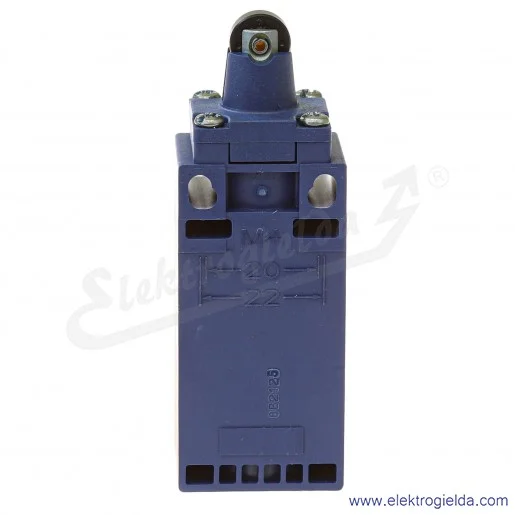 Wyłącznik krańcowy XCKN2102G11 1NO1NC, plastikowy, trzpień z rolką Wyłącznik krańcowy XCKN2102G11 1NO1NC, plastikowy, trzpień z rolką