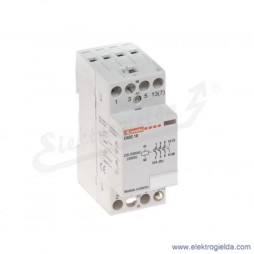 Stycznik modułowy CN3210220 4NO 230VAC/220VDC Ith 32A Stycznik modułowy CN3210220 4NO 230VAC/220VDC Ith 32A