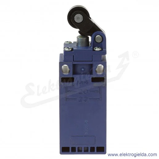 Wyłącznik krańcowy XCKN2121G11 1NO1NC, trzpień wciskany z rolką kątową Wyłącznik krańcowy XCKN2121G11 1NO1NC, trzpień wciskany z rolką kątową