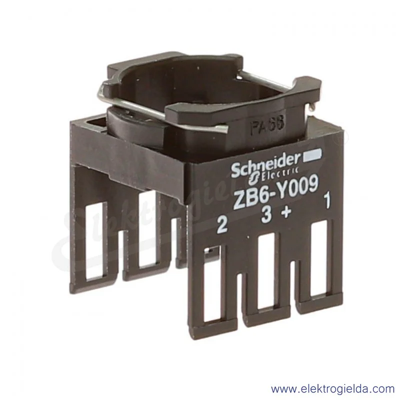 Korpus do mocowania styków ZB6Y009, czarny Korpus do mocowania styków ZB6Y009, czarny