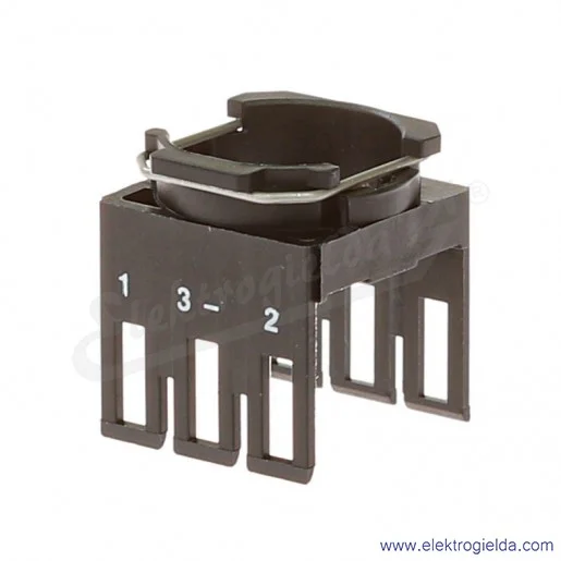 Korpus do mocowania styków ZB6Y009, czarny Korpus do mocowania styków ZB6Y009, czarny