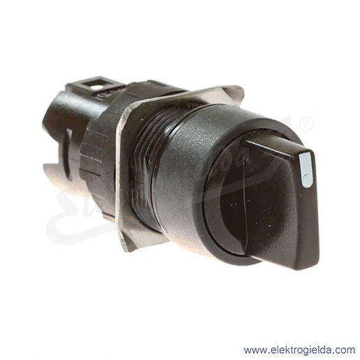 Napęd przełącznika ZB6 AD24 2 pozycyjny piórkowy samopowrotny, czarny Napęd przełącznika ZB6 AD24 2 pozycyjny piórkowy samopowrotny, czarny