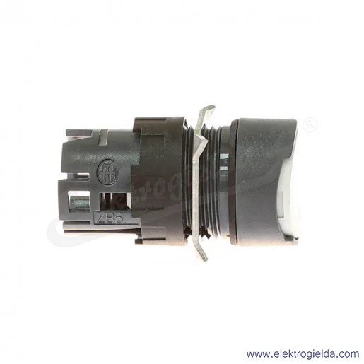 Napęd przycisku ZB6AA1 biały, okrągły płaski, samopowrotny, fi 16mm Napęd przycisku ZB6AA1 biały, okrągły płaski, samopowrotny, fi 16mm