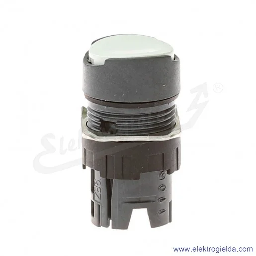 Napęd przycisku ZB6AA1 biały, okrągły płaski, samopowrotny, fi 16mm Napęd przycisku ZB6AA1 biały, okrągły płaski, samopowrotny, fi 16mm