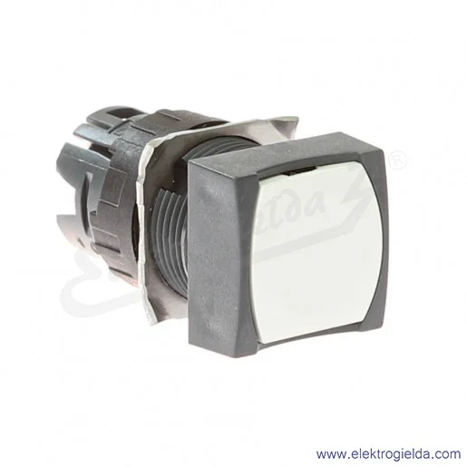 Napęd przycisku ZB6CA1 biały kwadratowy, kryty, samopowrotny, fi 16mm, IP65 Napęd przycisku ZB6CA1 biały kwadratowy, kryty, samopowrotny, fi 16mm, IP65