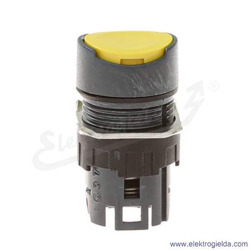 Napęd przycisku ZB6AA5 żółty okrągły, kryty, samopowrotny, fi 16mm, IP65 Napęd przycisku ZB6AA5 żółty okrągły, kryty, samopowrotny, fi 16mm, IP65