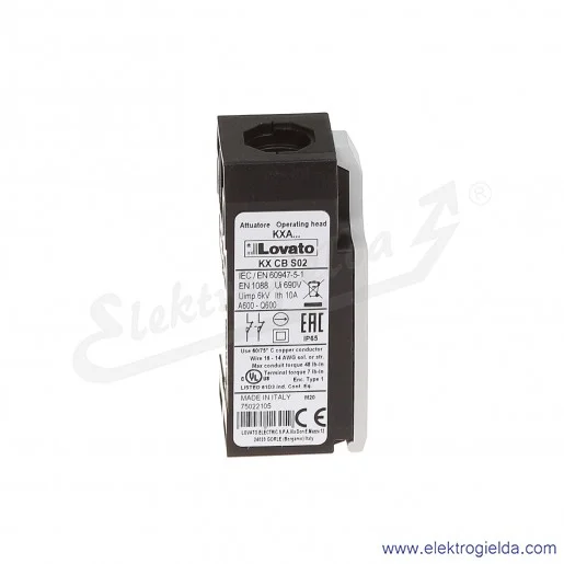 Korpus KXCBS02 plastikowy ze stykami 2NC migowe Korpus KXCBS02 plastikowy ze stykami 2NC migowe