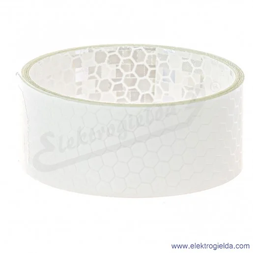 Taśma odblaskowa XUZB11 25mm x 1m samoprzylepna, grubość: 0.5mm Taśma odblaskowa XUZB11 25mm x 1m samoprzylepna, grubość: 0.5mm