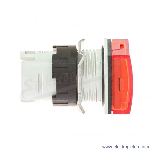 Główka lampki ZB6CV4 czerwona kwadratowa, fi 16mm Główka lampki ZB6CV4 czerwona kwadratowa, fi 16mm