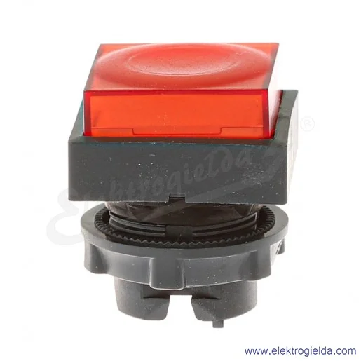 Napęd przycisku ZB5CW143 czerwony kwadratowy, podświetlany wystający, fi 22mm, IP66 Napęd przycisku ZB5CW143 czerwony kwadratowy, podświetlany wystający, fi 22mm, IP66