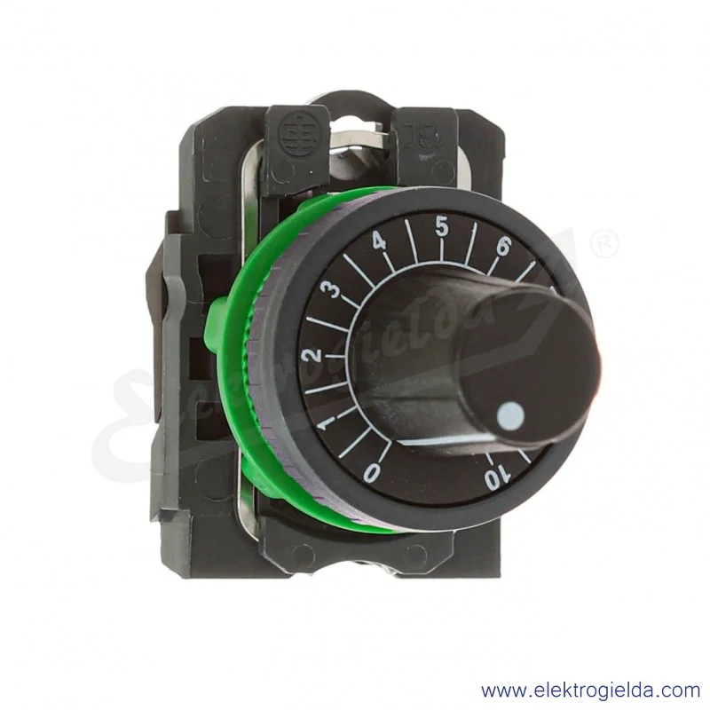 Potencjometr XB5AD912R10K, 10kOhm, 1W, czarny fi 22mm plastikowy Potencjometr XB5AD912R10K, 10kOhm, 1W, czarny fi 22mm plastikowy