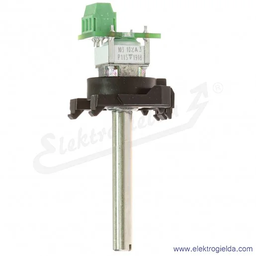 Potencjometr XB5AD912R10K, 10kOhm, 1W, czarny fi 22mm plastikowy Potencjometr XB5AD912R10K, 10kOhm, 1W, czarny fi 22mm plastikowy