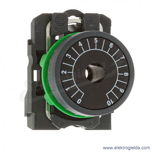 Potencjometr XB5AD912R10K, 10kOhm, 1W, czarny fi 22mm plastikowy Potencjometr XB5AD912R10K, 10kOhm, 1W, czarny fi 22mm plastikowy