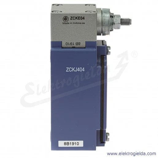 Korpus łącznika krańcowego ZCKJ404 2 styki C/O działanie migowe dławik Pg13 Korpus łącznika krańcowego ZCKJ404 2 styki C/O działanie migowe dławik Pg13