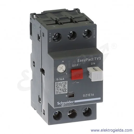 Wyłącznik silnikowy Termomagnetyczny GZ1E16 9-14A napęd przyciskowy Wyłącznik silnikowy Termomagnetyczny GZ1E16 9-14A napęd przyciskowy