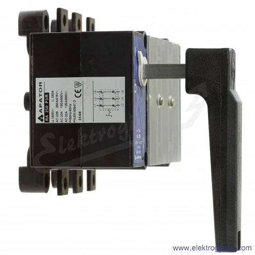 Rozłącznik izolacyjny RA-250 P3/R, 3P, 250A, 690V, 8kA Rozłącznik izolacyjny RA-250 P3/R, 3P, 250A, 690V, 8kA