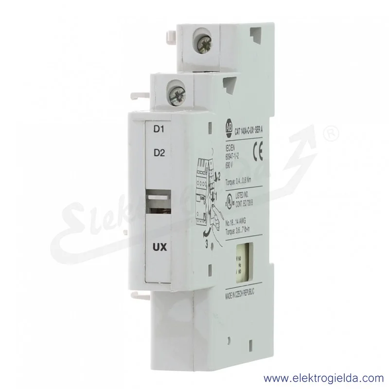 Wyzwalacz podnapięciowy AB 140A-C-UXF, 230V Wyzwalacz podnapięciowy AB 140A-C-UXF, 230V