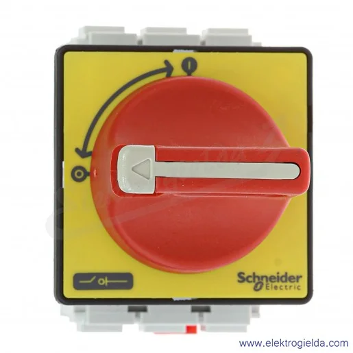 Rozłącznik główny VCF01 bezpieczeństwa, 20A, 5.5kW, montaż na drzwiach Rozłącznik główny VCF01 bezpieczeństwa, 20A, 5.5kW, montaż na drzwiach