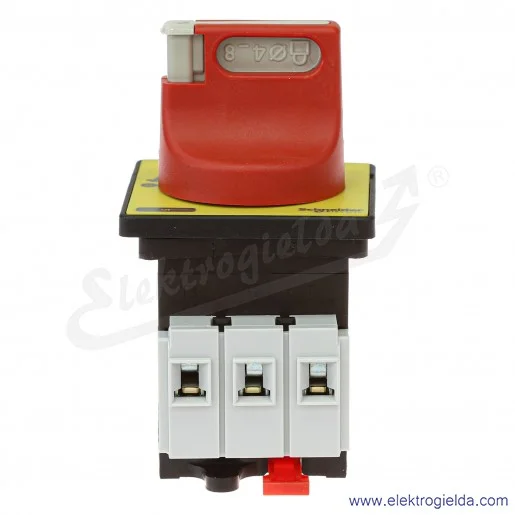 Rozłącznik główny VCF01 bezpieczeństwa, 20A, 5.5kW, montaż na drzwiach Rozłącznik główny VCF01 bezpieczeństwa, 20A, 5.5kW, montaż na drzwiach