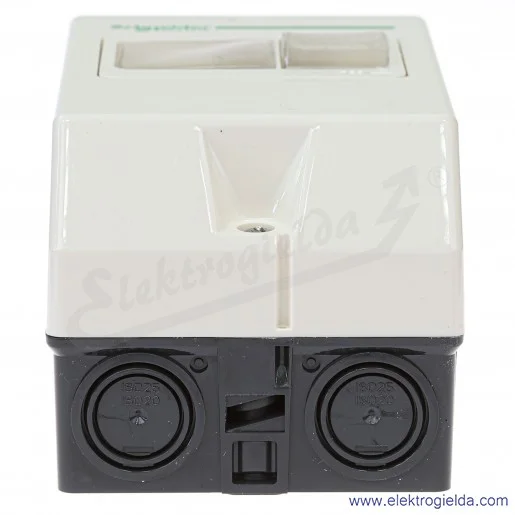 Obudowa wyłącznika GV2MC02 silnikowego, do GV2M, natynkowa, IP55 Obudowa wyłącznika GV2MC02 silnikowego, do GV2M, natynkowa, IP55