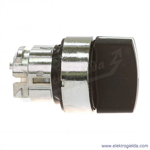 Napęd przełącznika ZB4BD3 1-0-2 czarny metalowy, piórkowy krótki, stabilny Napęd przełącznika ZB4BD3 1-0-2 czarny metalowy, piórkowy krótki, stabilny