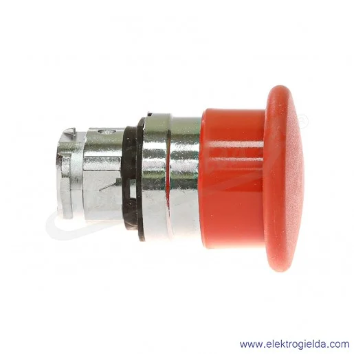 Napęd przycisku ZB4BC4 czerwony grzybek, metalowy samopowrotny, fi 40mm Napęd przycisku ZB4BC4 czerwony grzybek, metalowy samopowrotny, fi 40mm