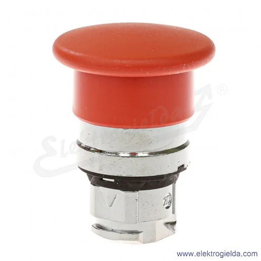Napęd przycisku ZB4BC4 czerwony grzybek, metalowy samopowrotny, fi 40mm Napęd przycisku ZB4BC4 czerwony grzybek, metalowy samopowrotny, fi 40mm