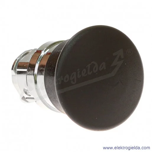Napęd przycisku ZB4BC2 czarny grzybek, metalowy samopowrotny, fi 40mm Napęd przycisku ZB4BC2 czarny grzybek, metalowy samopowrotny, fi 40mm
