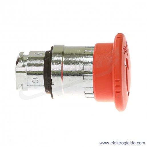 Napęd przycisku ZB4BS844S45 czerwony, wyłącznik bezpieczeństwa, fi 40mm Napęd przycisku ZB4BS844S45 czerwony, wyłącznik bezpieczeństwa, fi 40mm